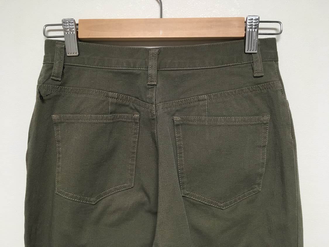 vintage stretch semi-bootcut pants khaki 상품이미지8