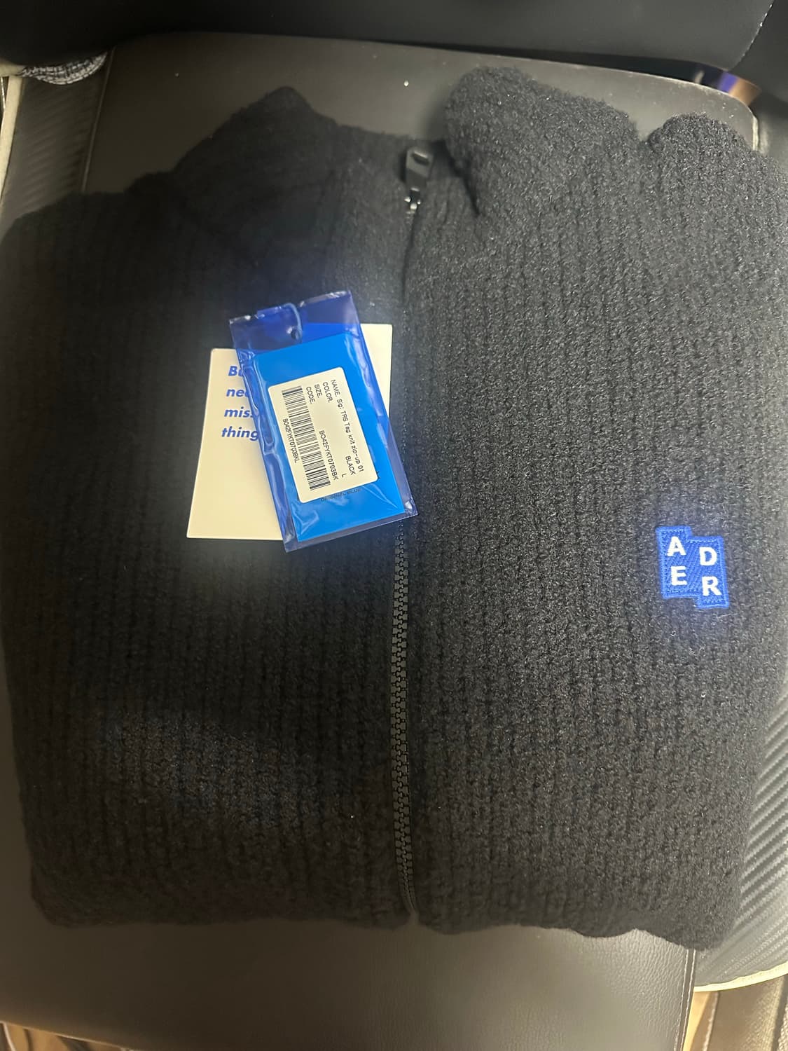 아더에러 시그니피컨트 니트집업 L사이즈 상품이미지3