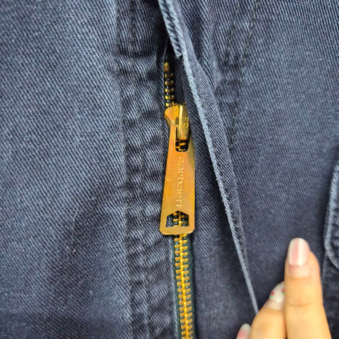 칼하트 네이비 점프수트 작업복 남자 36in 상품이미지4