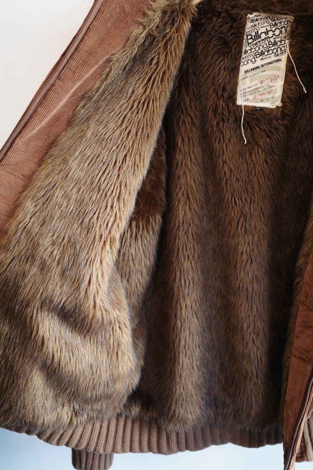 Billabong 빌라봉 코듀로이 퍼 후드 점퍼  상품이미지7