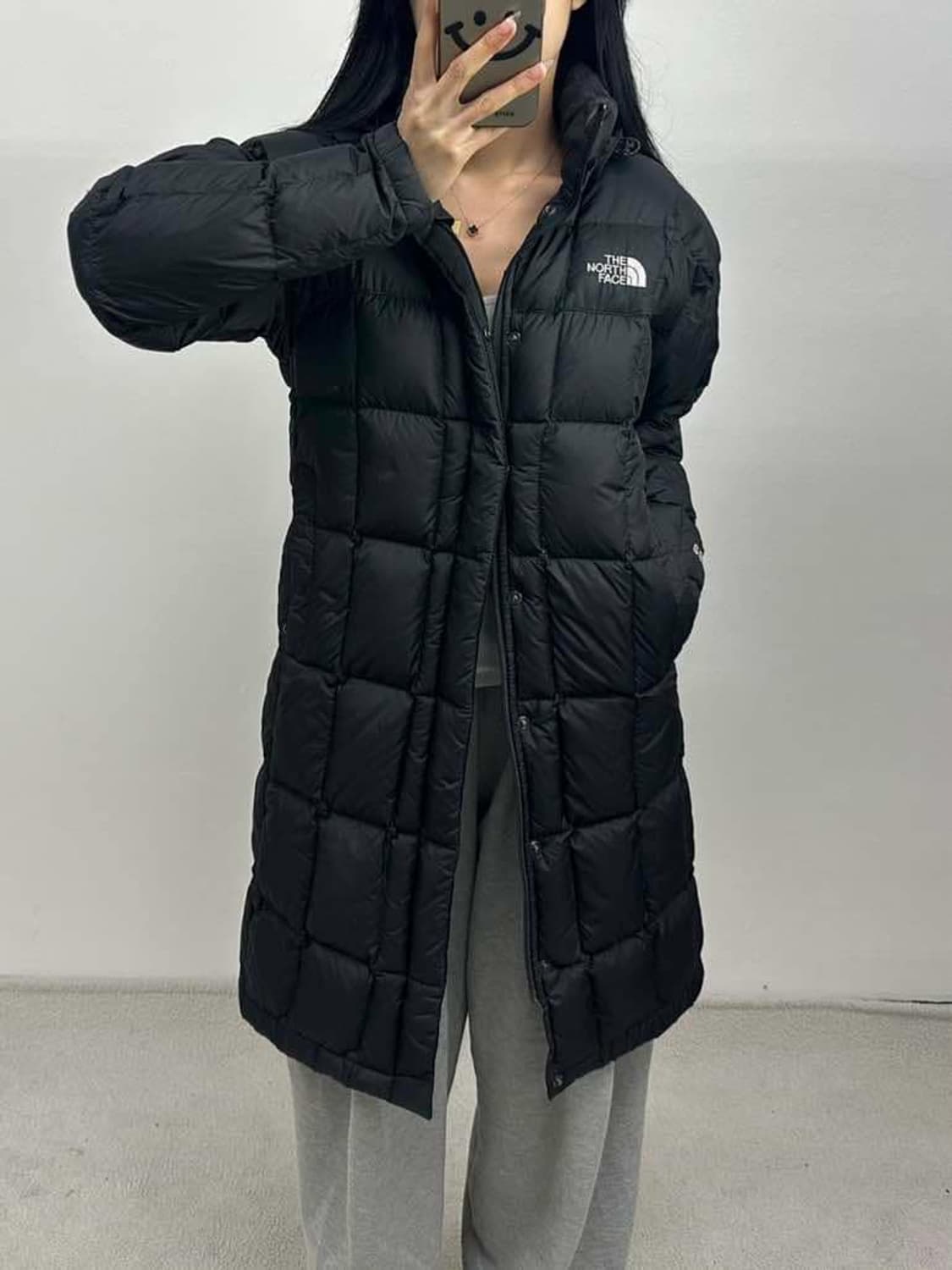 노스페이스 구스다운 우먼 롱패딩(S) 상품이미지1