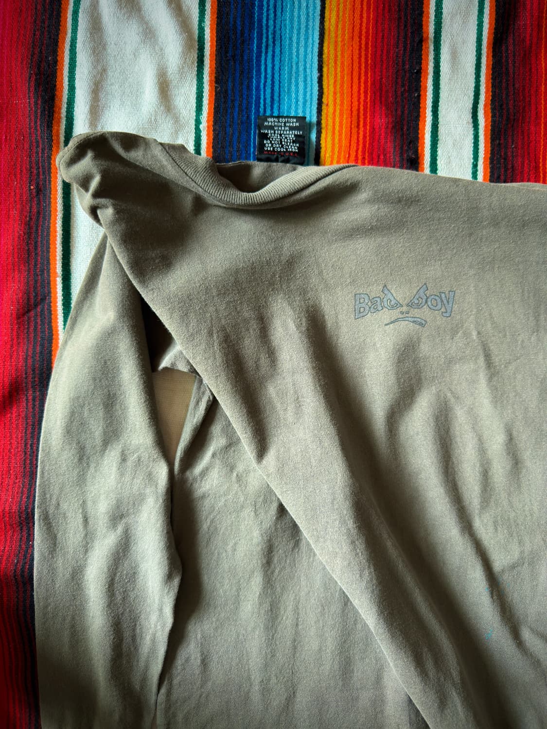 90s USA Bad Boy Club painting 롱슬리브 상품이미지4