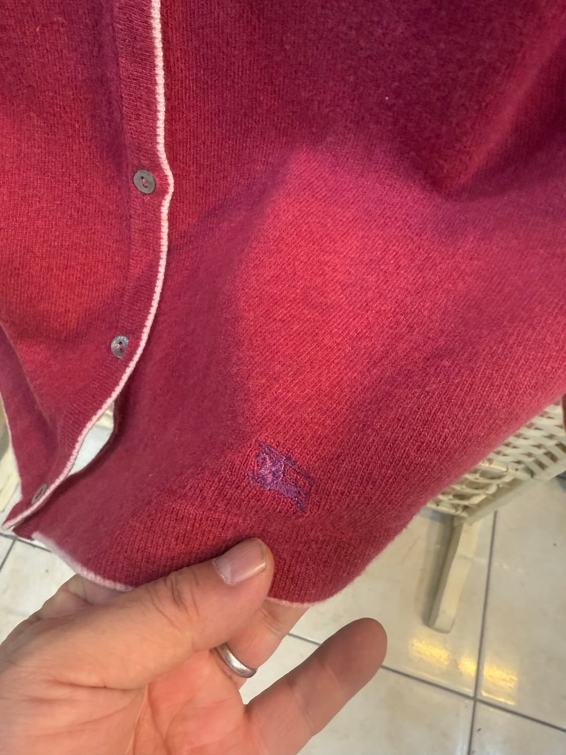 77-88 정품 버버리 가디건 팝니다 상품이미지3