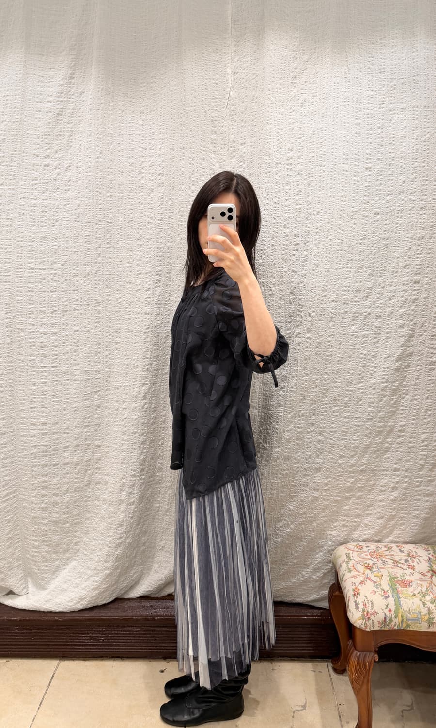 shadow veil skirt 상품이미지5