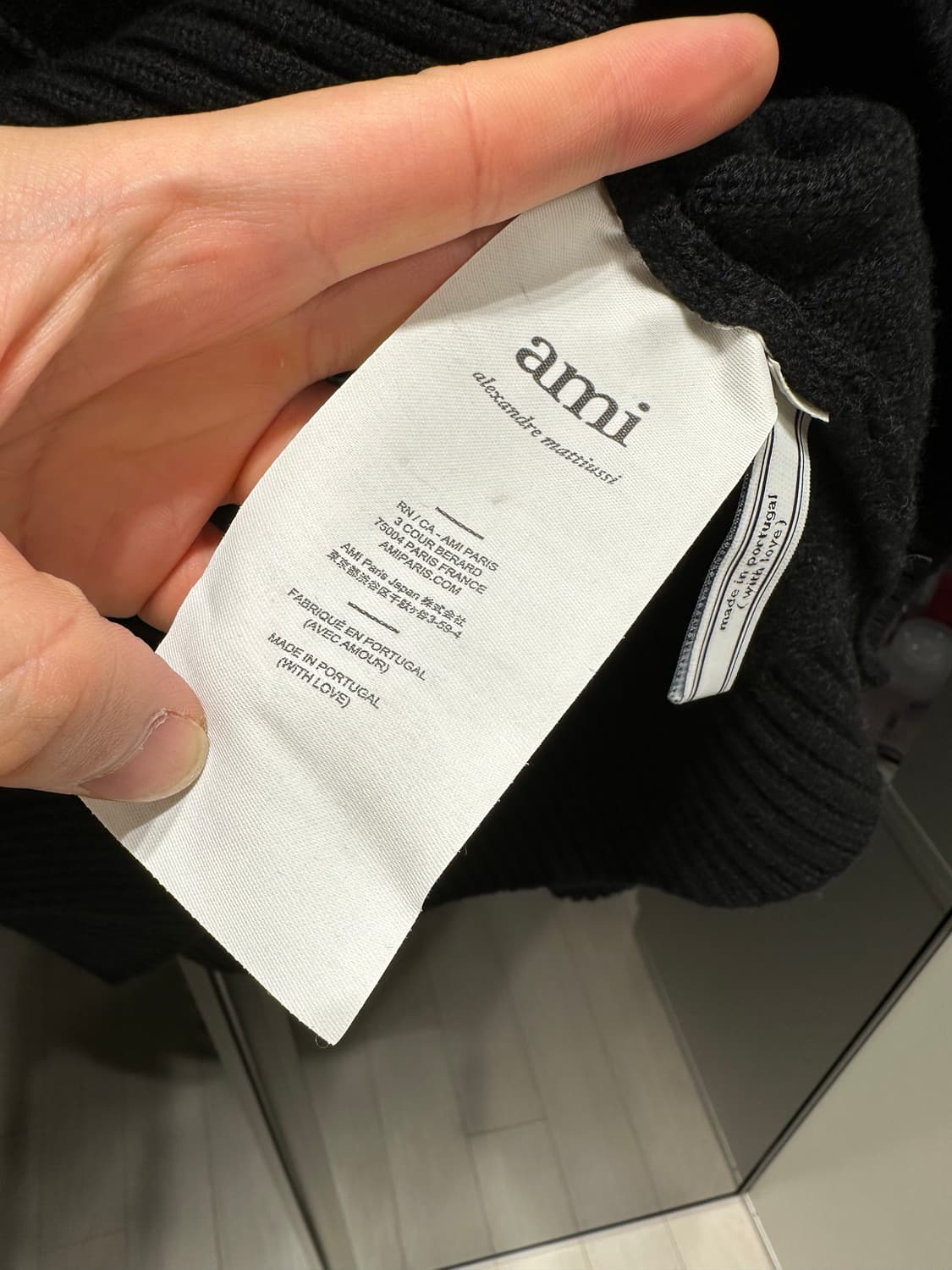 [M]아미 안타르시아 메리노울 가디건 상품이미지6