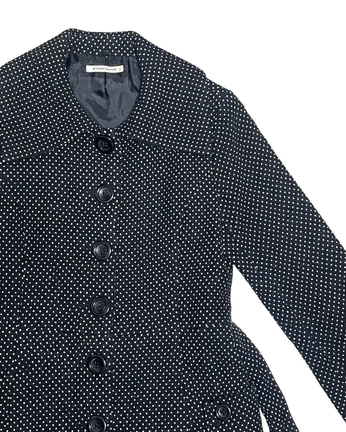 Dot Slim Trench Wool Coat 상품이미지2