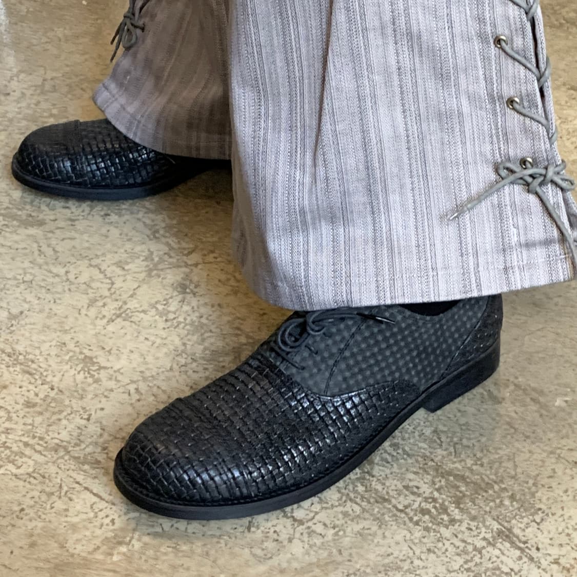 꼼데가르송 옴므 플러스 믹스드 레더 더비 슈즈 상품이미지10