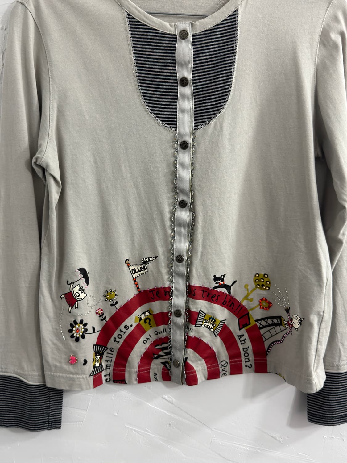olleborebla design cardigan 상품이미지5