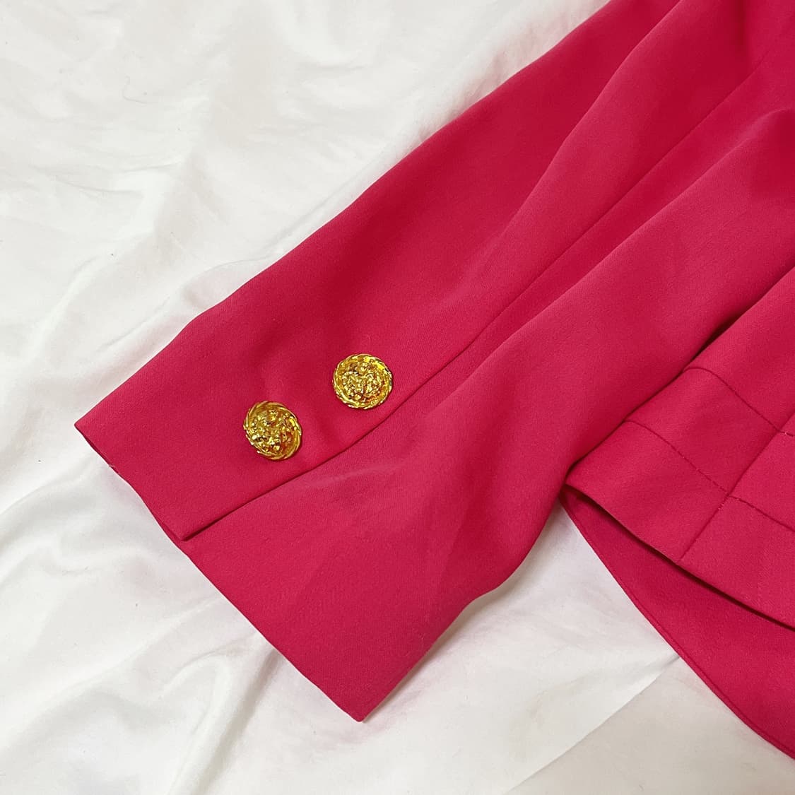 빈티지 ) 핑크퍼프자켓 상품이미지5