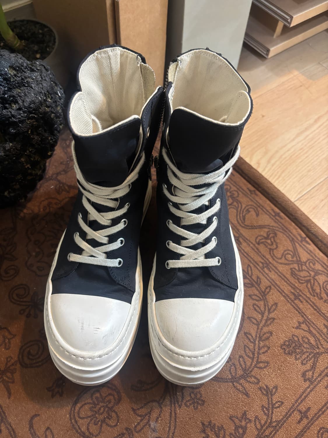 릭오웬스 다크쉐도우 플랫폼 하이탑37 상품이미지1