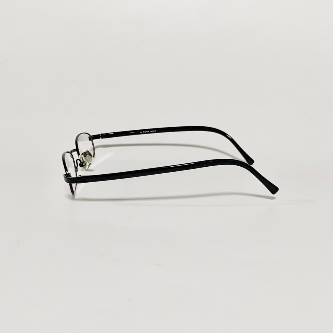 932 데드스탁 블랙 오벌 슬림 직사각 초경량 빈티지안경 픽키 상품이미지4