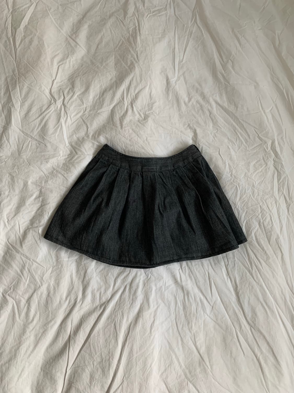 데님 플레어 스커트 상품이미지1