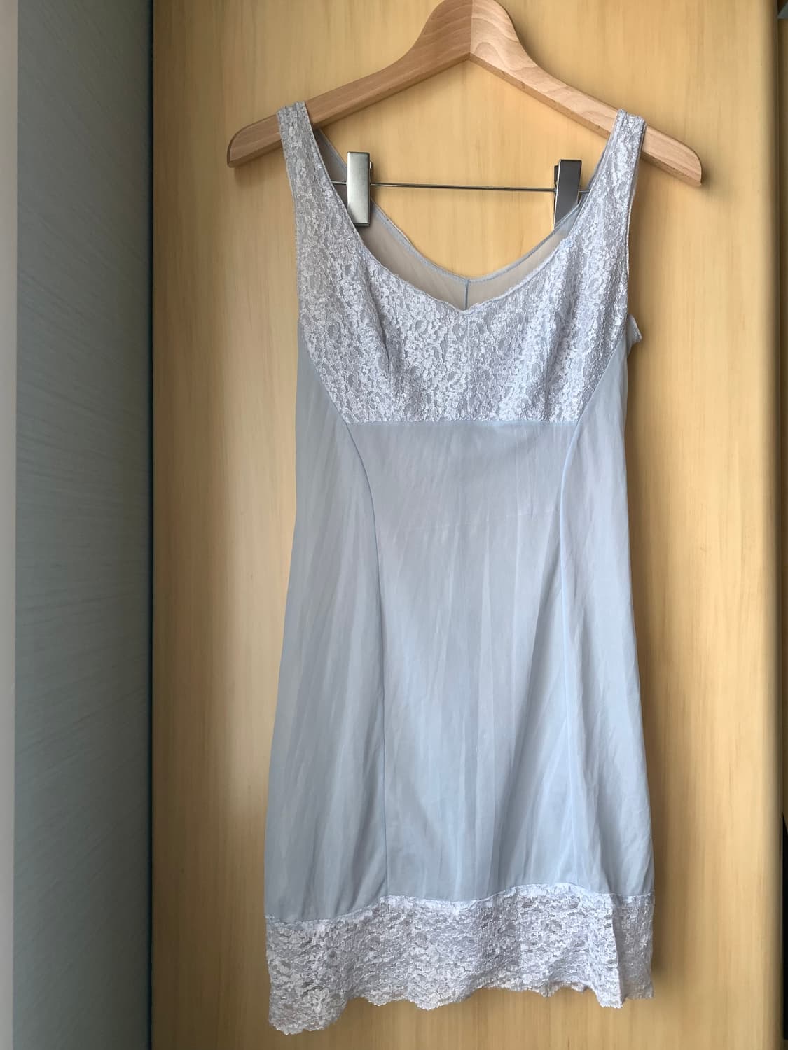 Classic sliver slip dress 상품이미지1