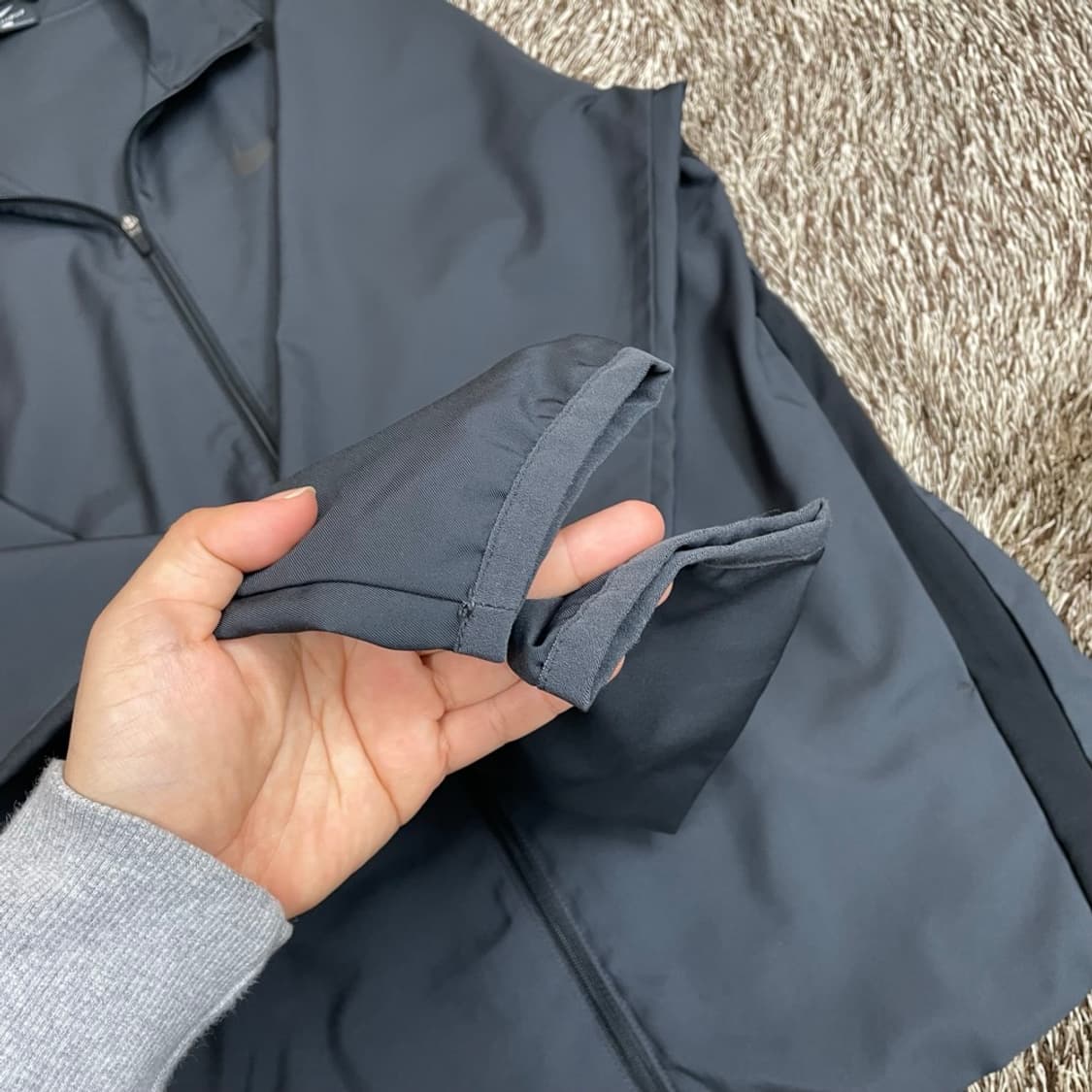 나이키 Nike 차콜 드라이핏 바람막이 집업 L 상품이미지5