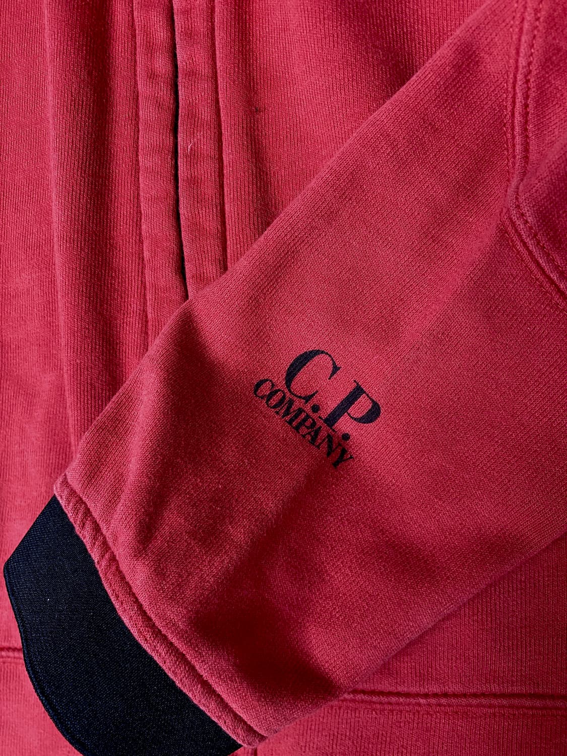 cp컴퍼니 고글 후드 집업 레드 105사이즈 상품이미지8