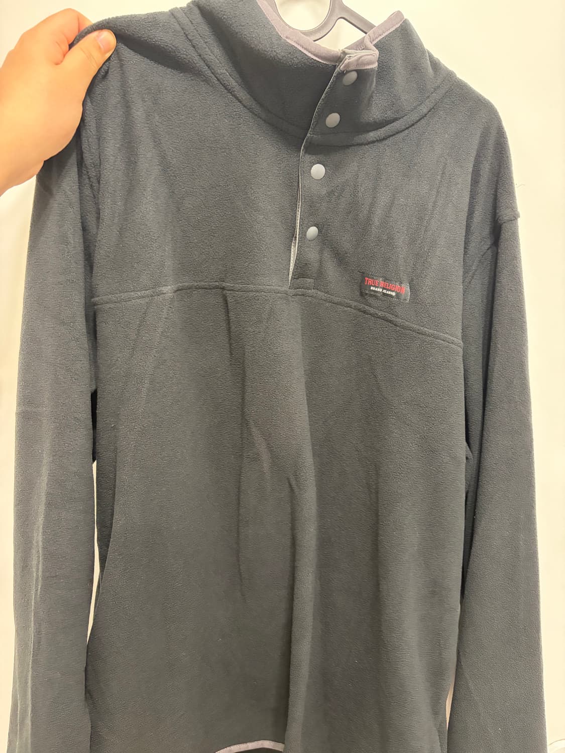 트루릴리전 플리스 하프집업 블랙 2XL (110) 상품이미지1