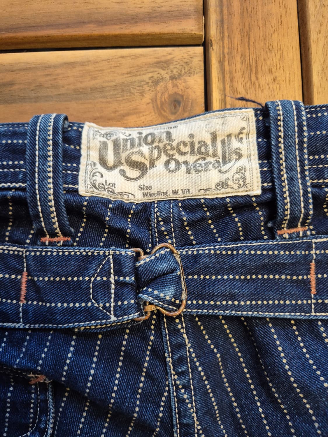 freewheelers 프리휠러스 롱쇼어맨 스트라이프 워크 팬츠 상품이미지6