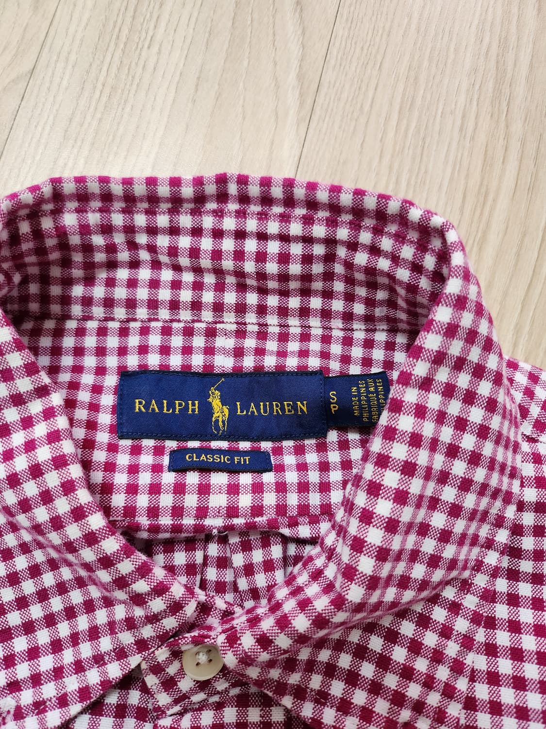 폴로랄프로렌 깅험체크셔츠 (S 상품이미지6
