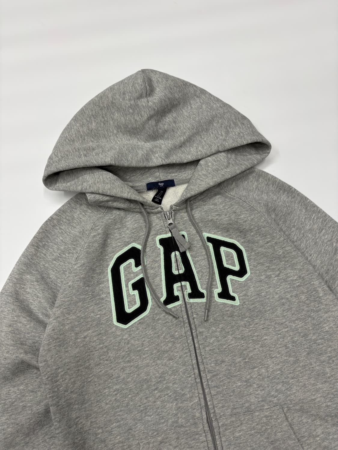 GAP 빈티지 갭 우먼스 그레이 후드 집업 상품이미지2