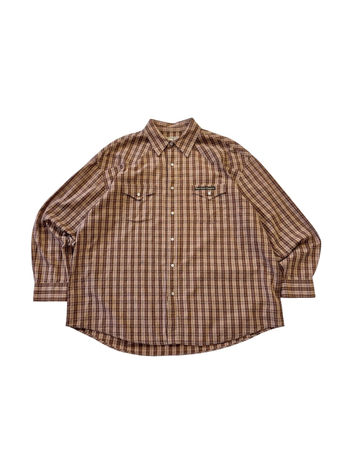 00s 웨스트 코스트 초퍼스 웨스턴 체크셔츠 상품이미지1