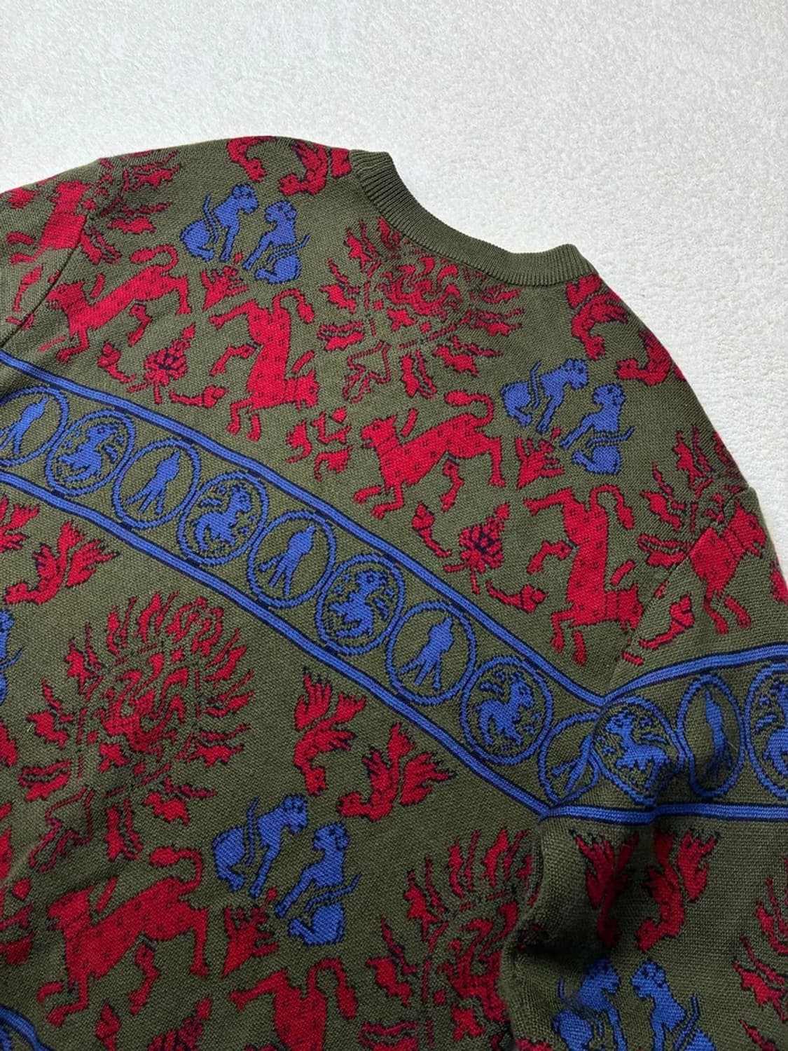 크리스찬디올 90's 멀티 배색 울 100% 니트 PN5802    상품이미지6