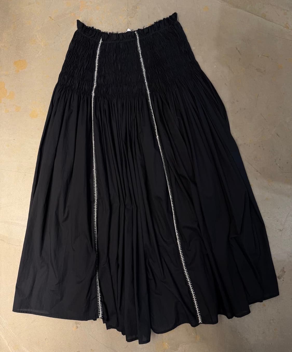 ALYSI hand embroidered long skirt 상품이미지5