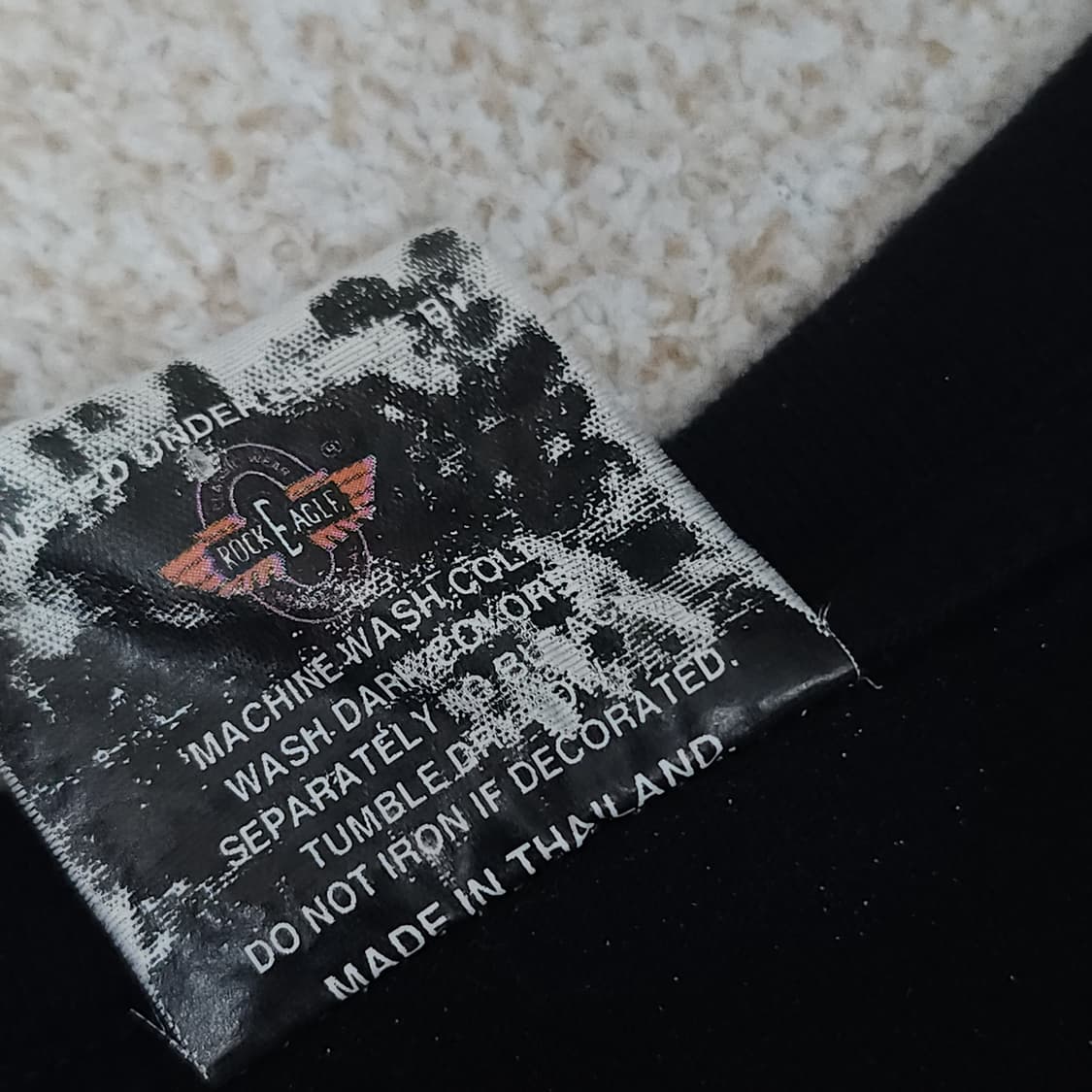 (S)락이글 여름 반팔 티셔츠 Y2K 해골 펑크 락 빈티지 상품이미지8