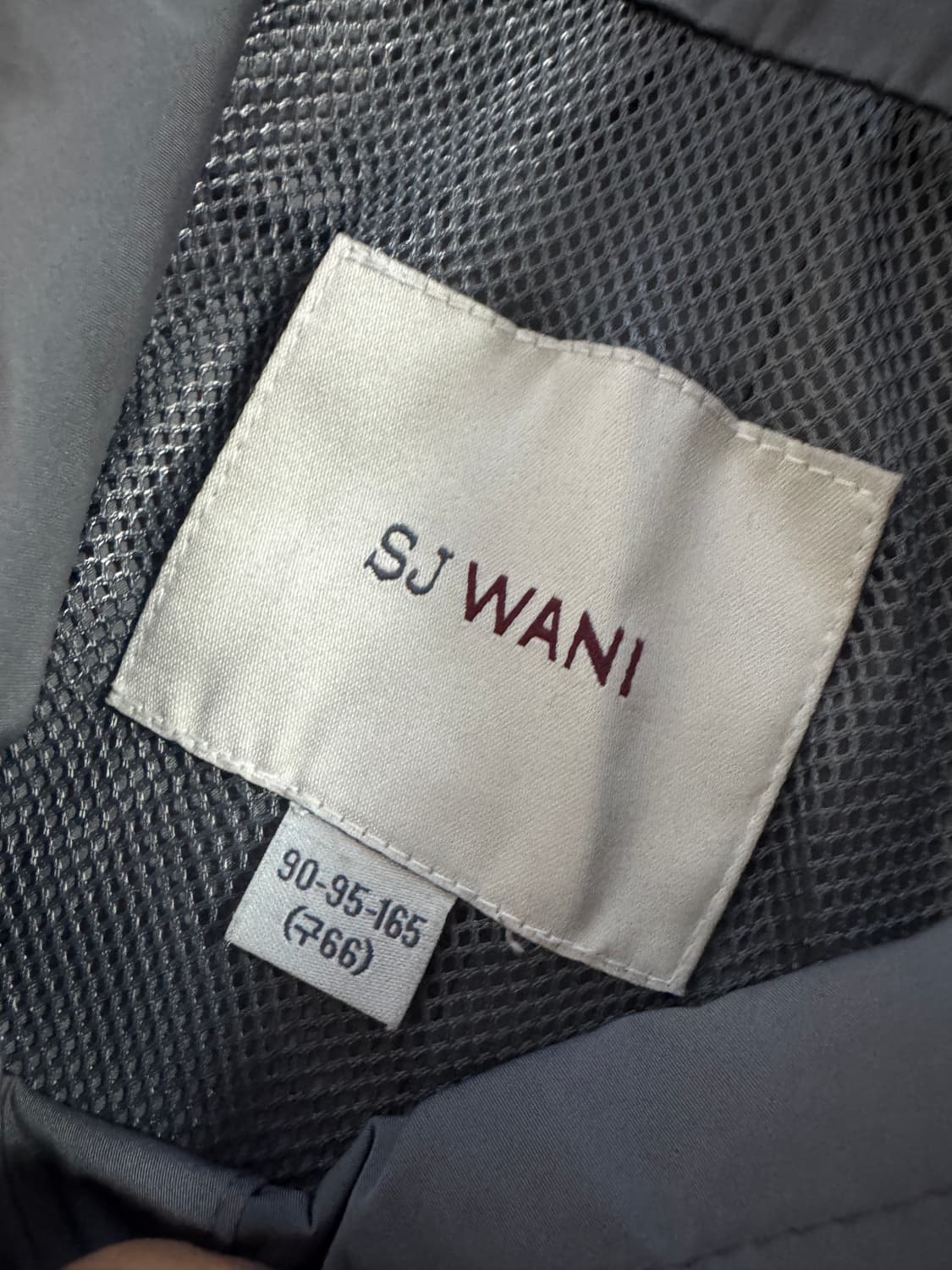 여성 손정완 SJWANI 바람막이 자켓 66 빈티지 그레이 상품이미지3