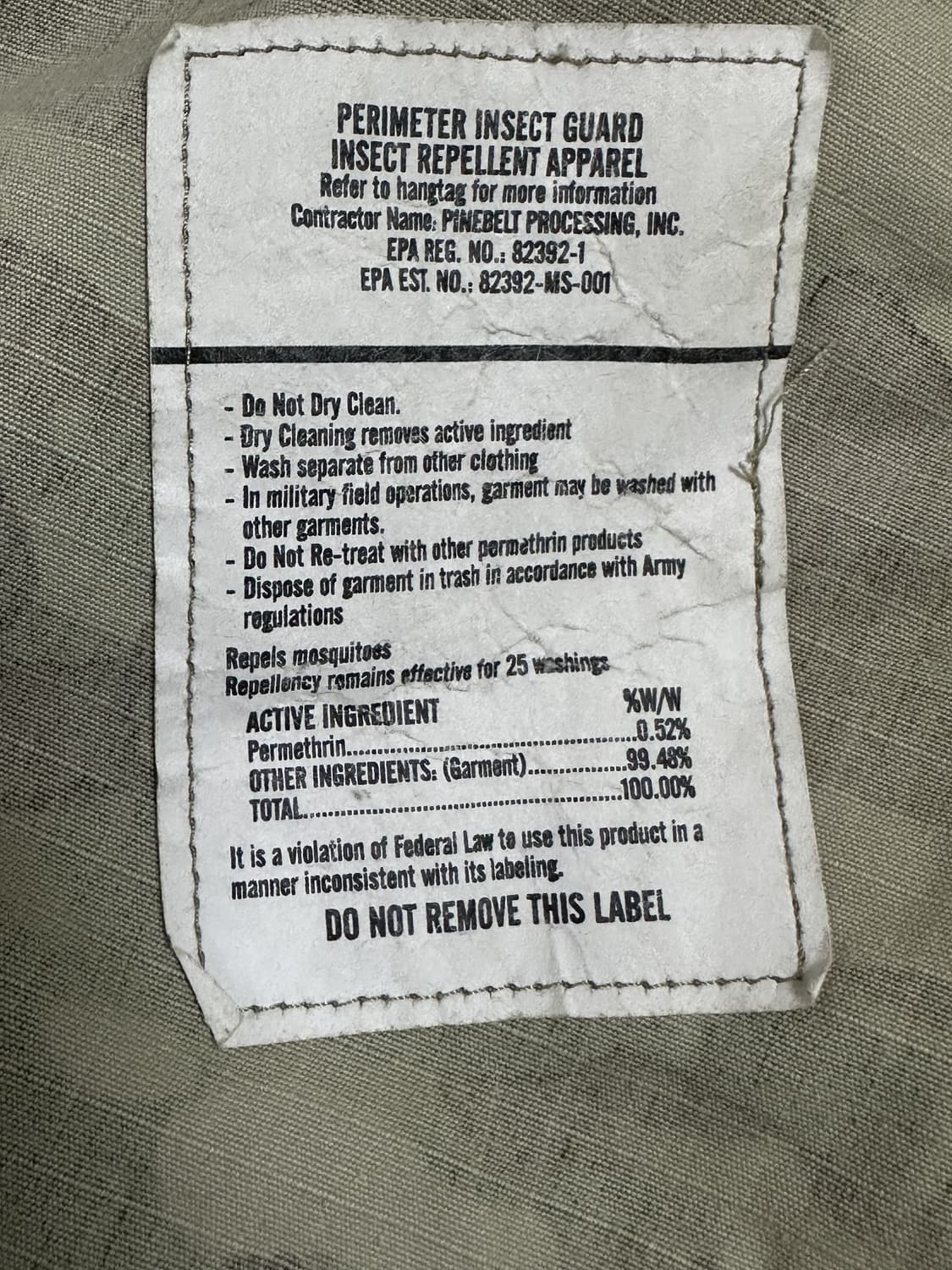 미군 OCP 전투복 상의 (M/S) (L) 상품이미지8