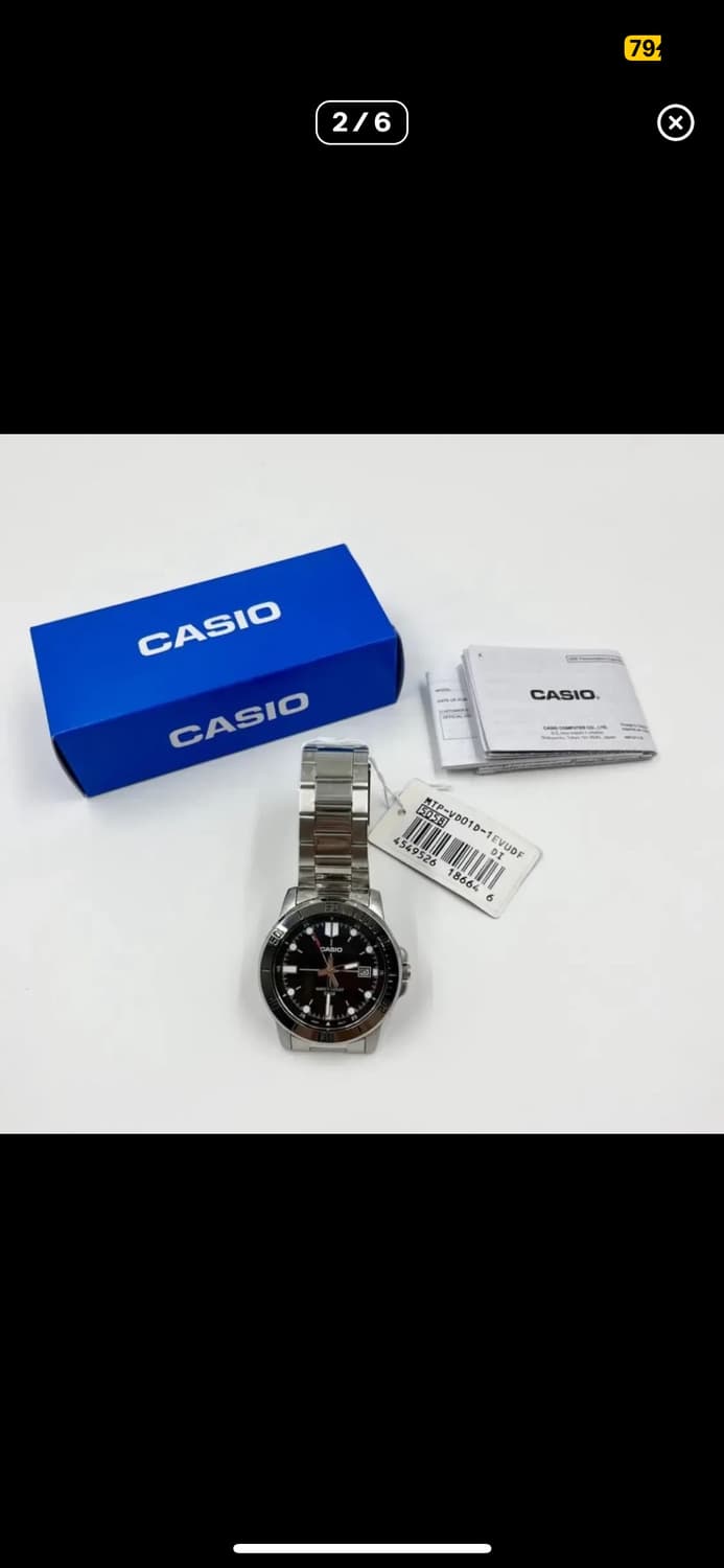 카시오 메탈시계 새상품  상품이미지2