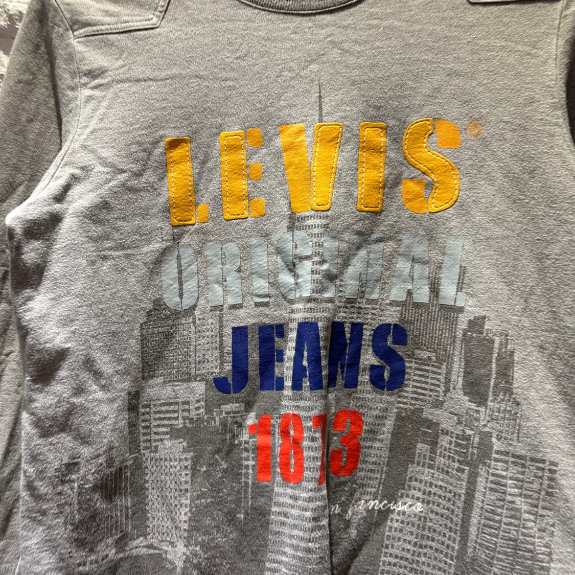 리바이스 진스 프린팅 맨투맨 상품이미지2