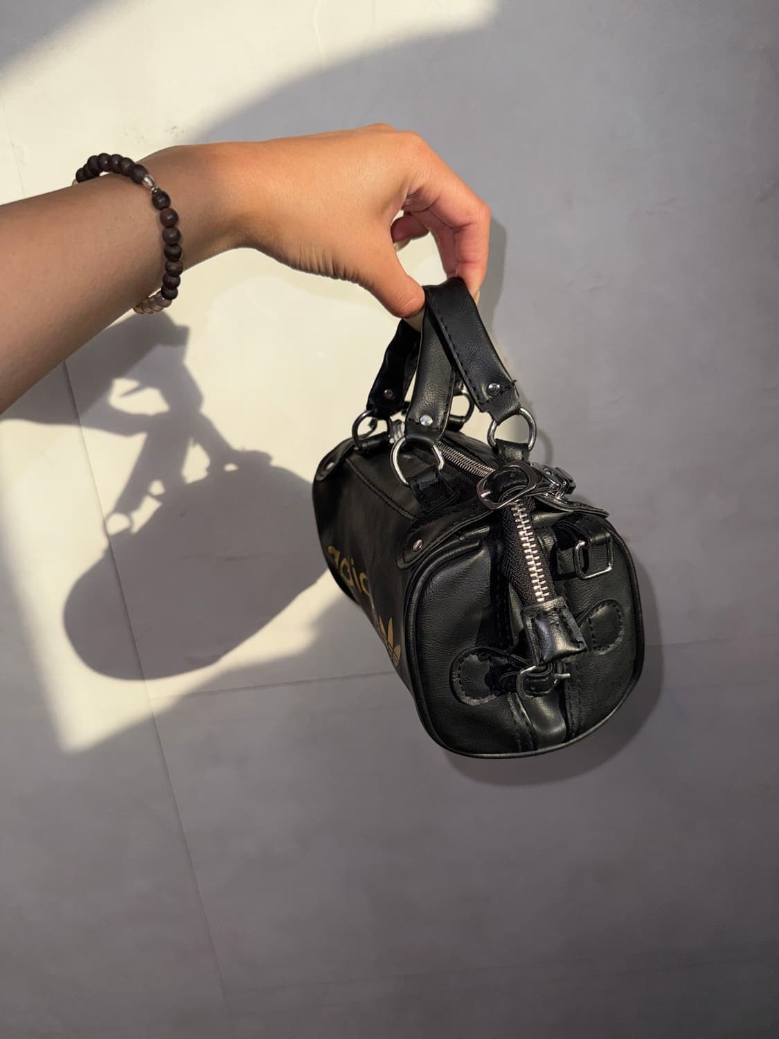 Adidas black gold buckle mini boston bag 상품이미지4