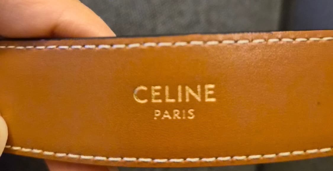 셀린느 트리옹프 벨트 M 탄 75 상품이미지2