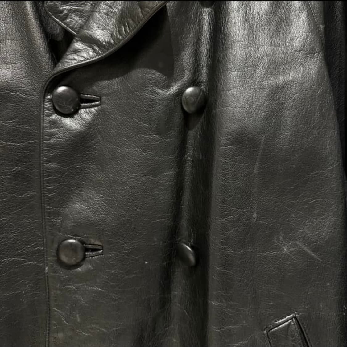 더반 인터메쪼 레더 피코트 자켓 상품이미지8