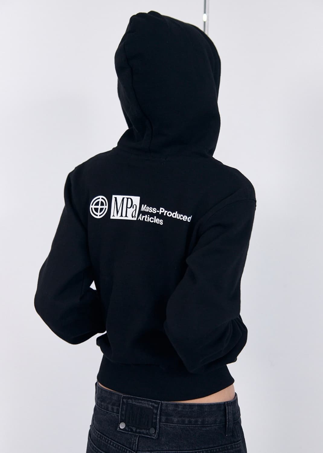 (M사이즈) HOOD ZIP UP 우먼 블랙 후드집업 상품이미지1