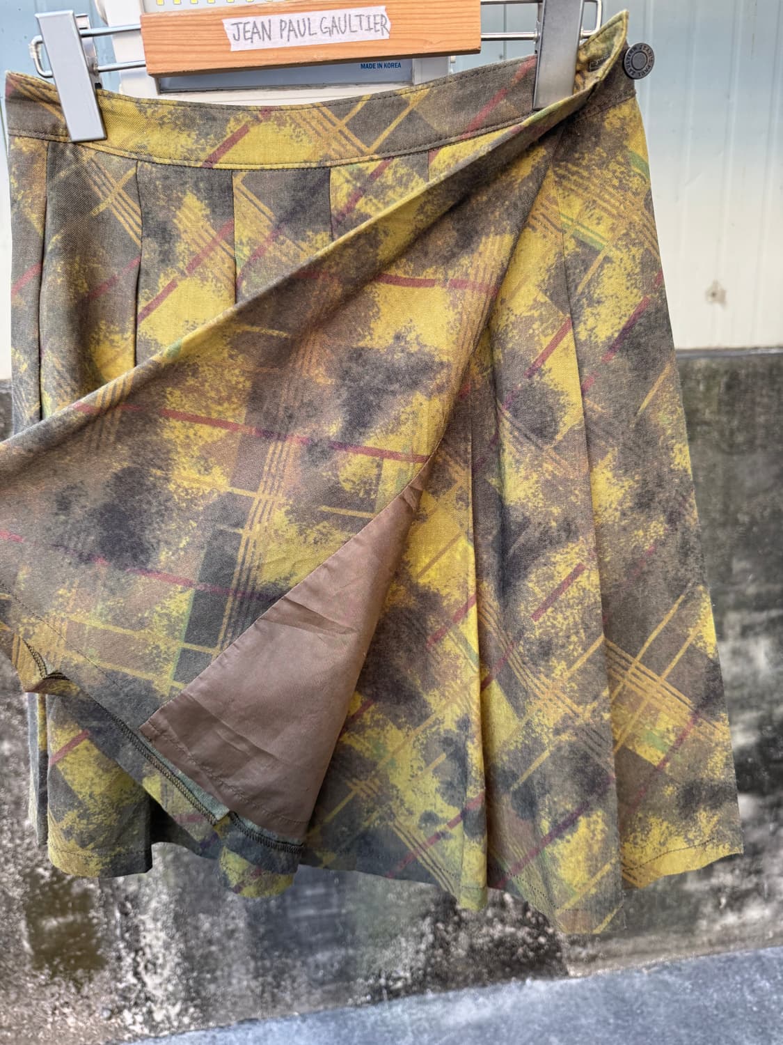 90‘s 장폴고티에 랩 플리츠 스커트 상품이미지6