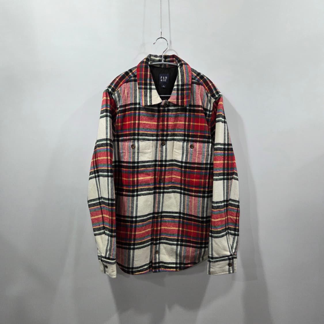 갭 체크 셔츠자켓 S 상품이미지1