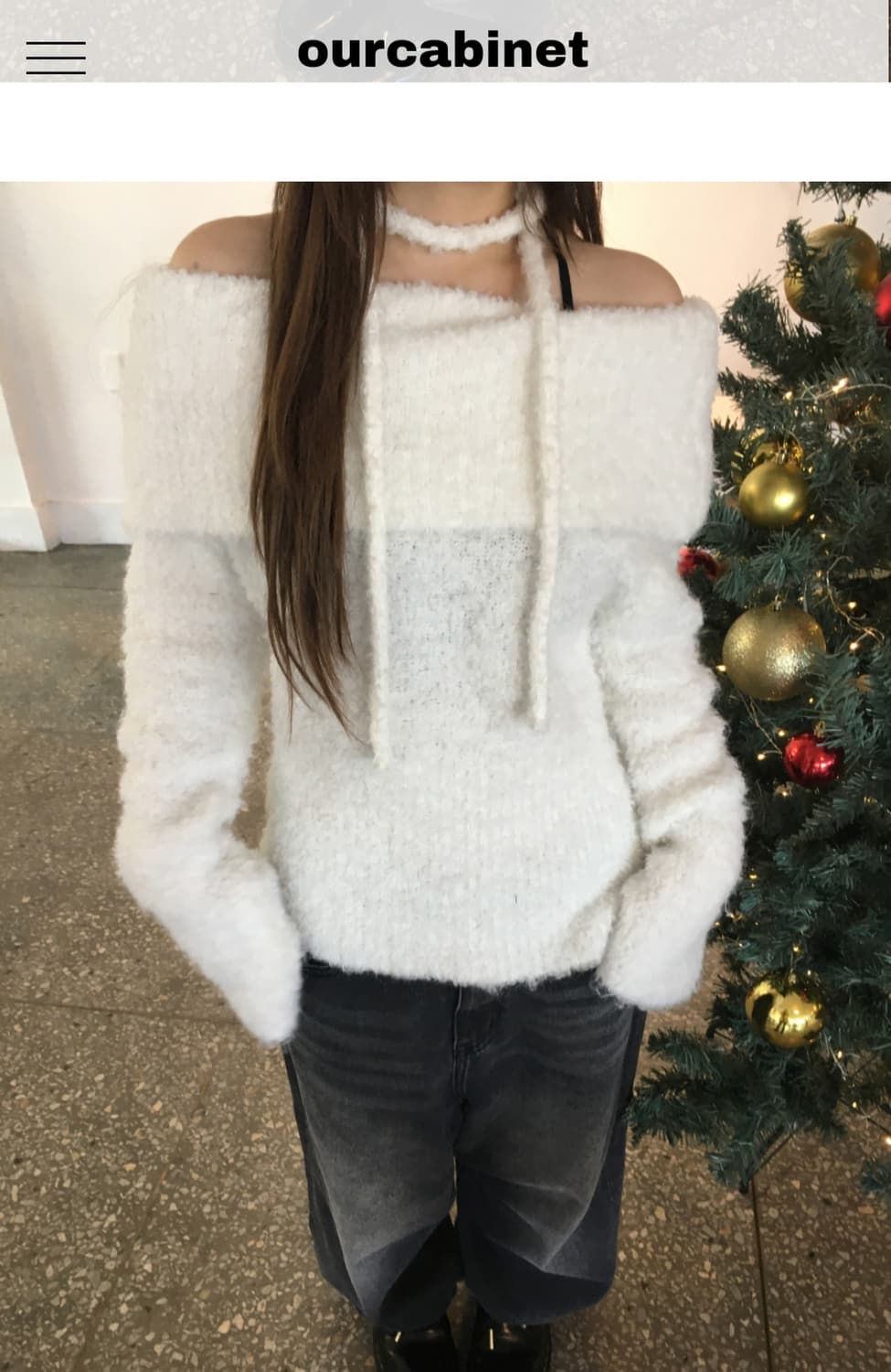 아워캐비넷 perri off knit 상품이미지4