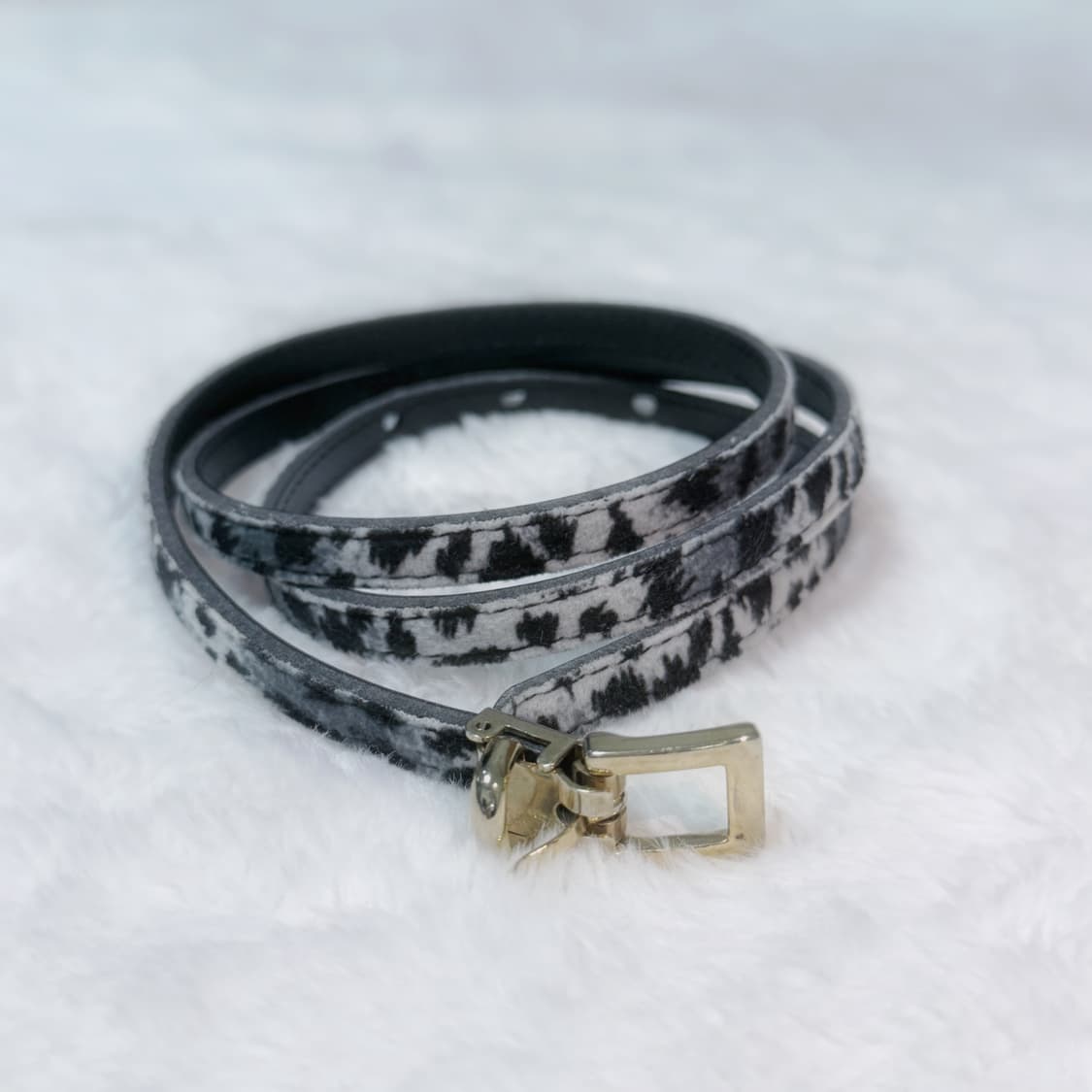 JPN 하라주쿠 히메갸루 오네갸루 레오파드 호피 벨트 ≽^•⩊•^≼ 상품이미지1