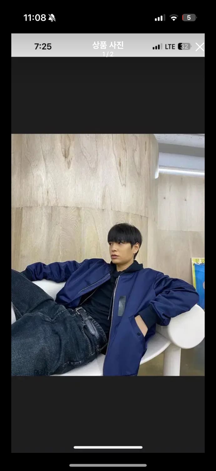 [질스튜어트 뉴욕] 후드 레이어드 MA-1 항공점퍼 팝니다 (상태 최상) 상품이미지1