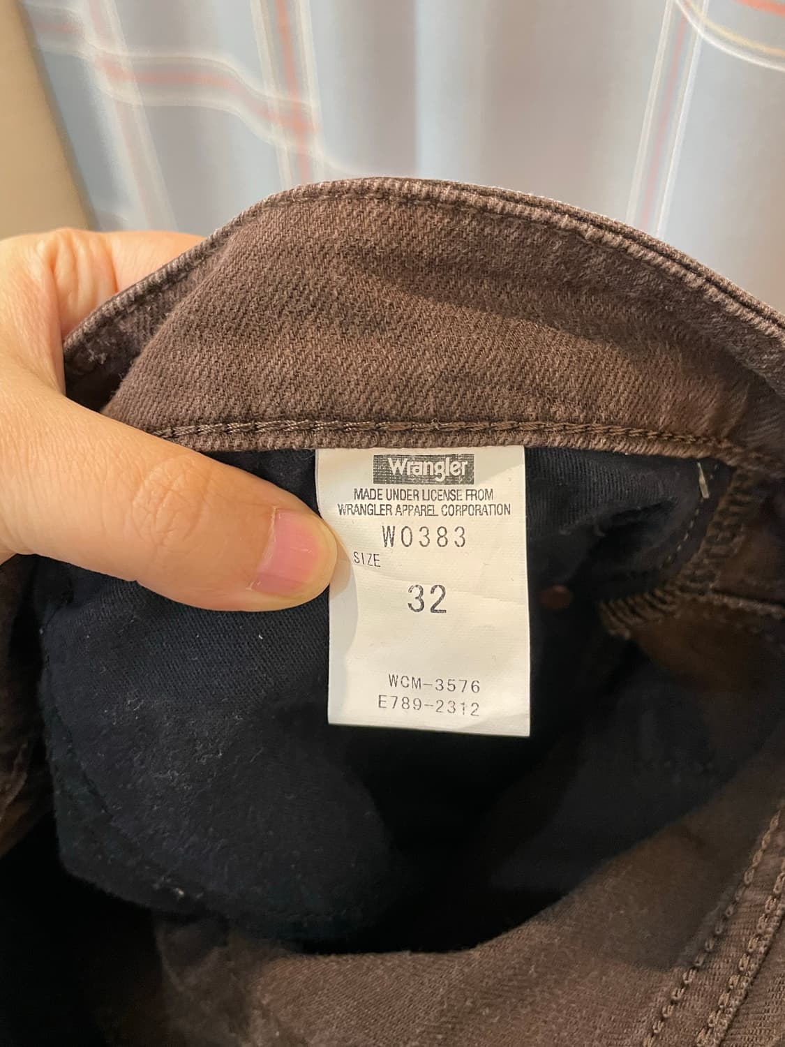 랭글러 브라운 데님팬츠 상품이미지5
