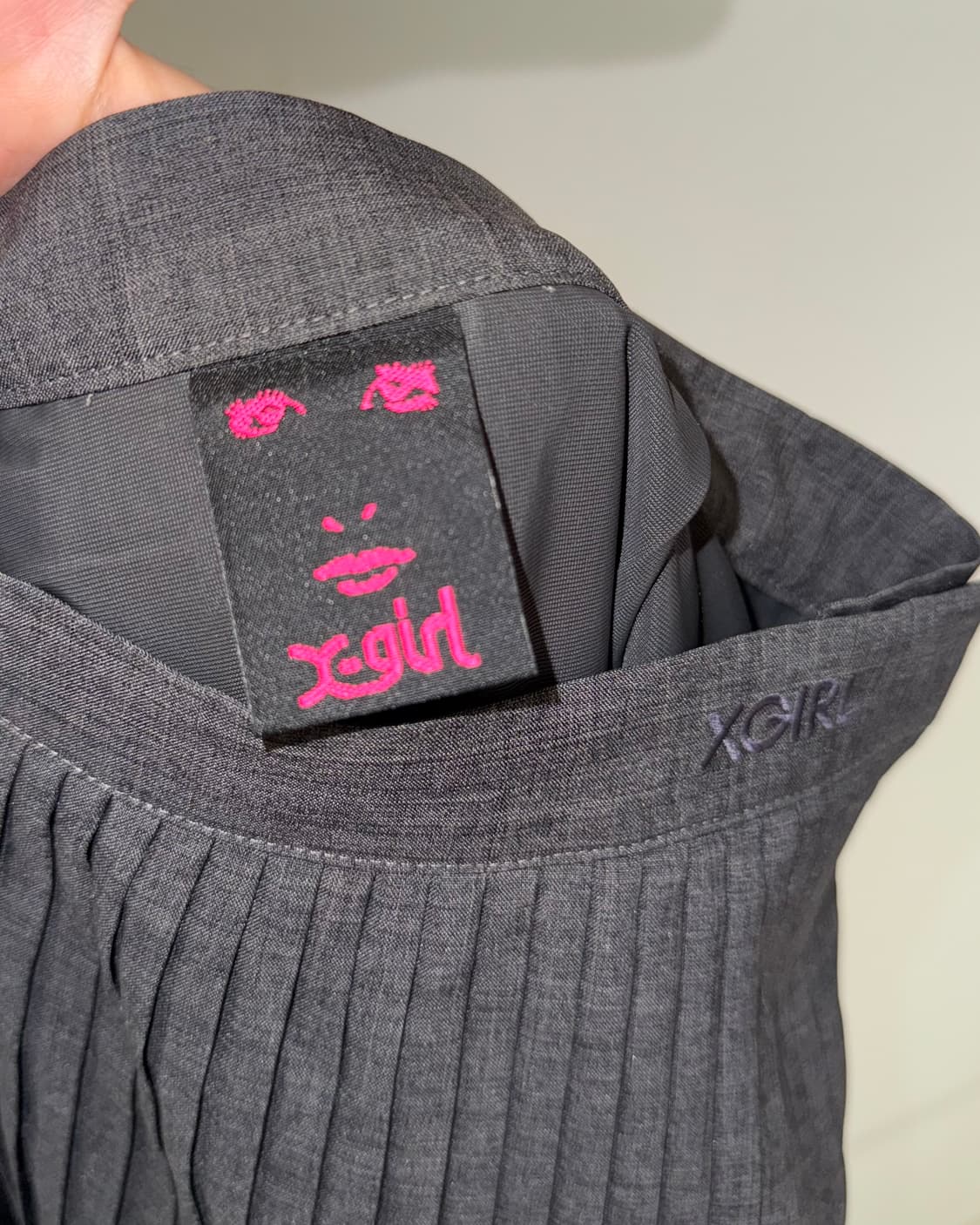 X girl 플리츠 스커트 상품이미지5