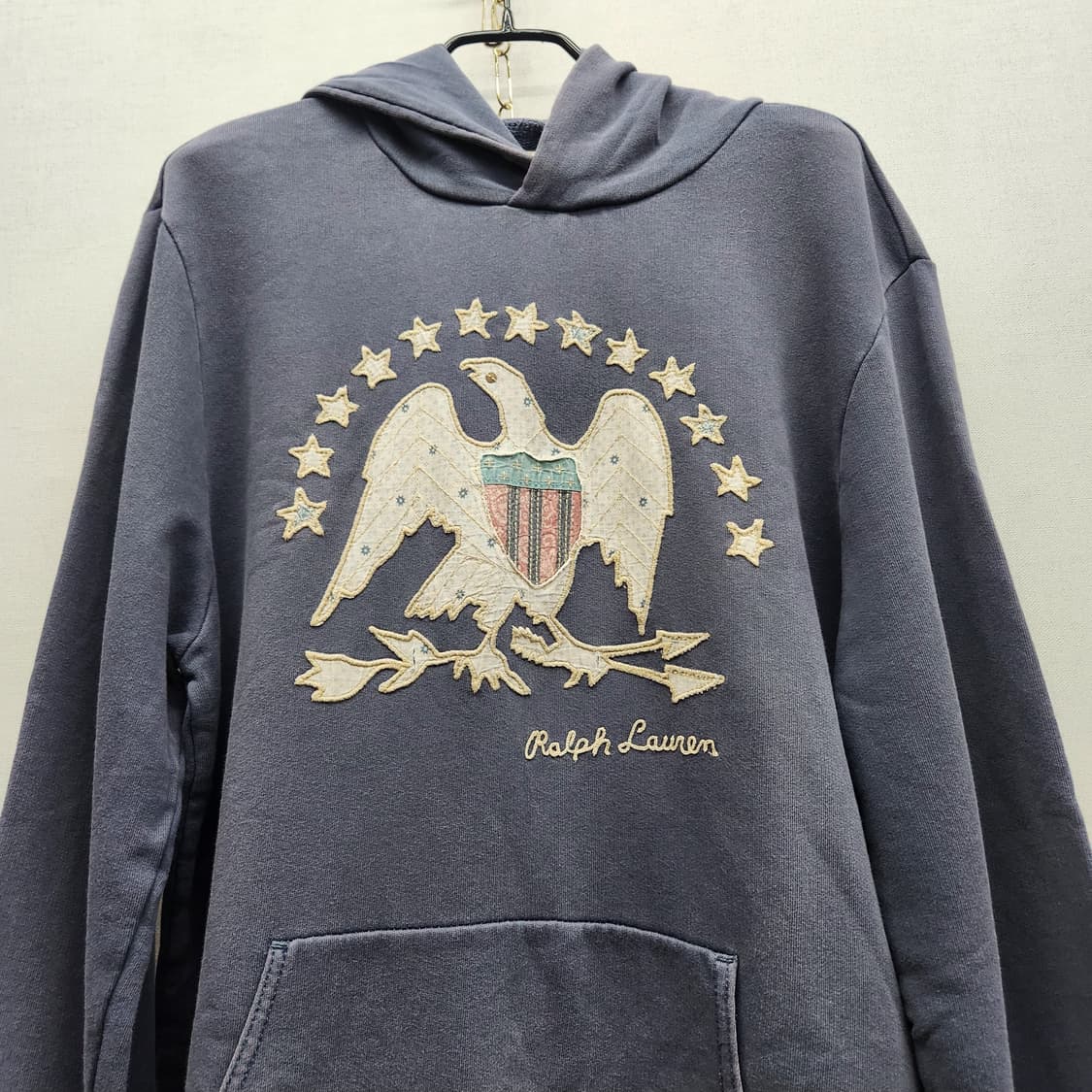폴로 데님앤서플라이 빈티지 독수리 자수 후드티 L(L) 상품이미지2