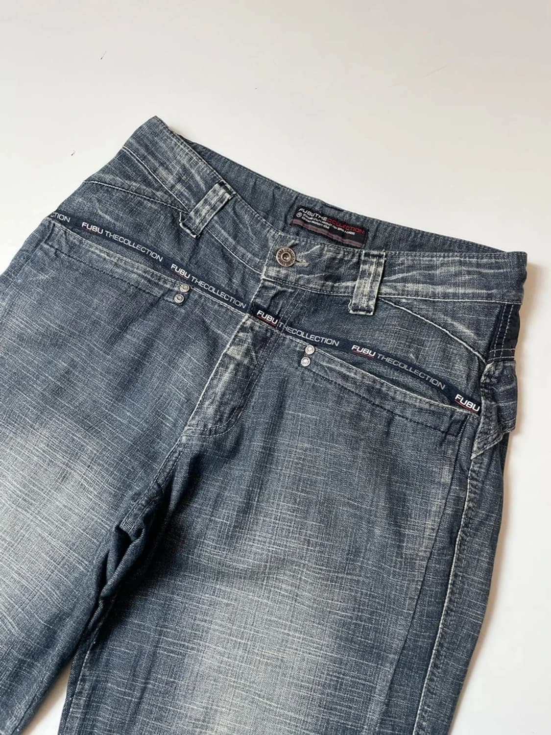 푸부 FUBU 00's 올드스쿨 데님 버뮤다 팬츠 PN9623 상품이미지2
