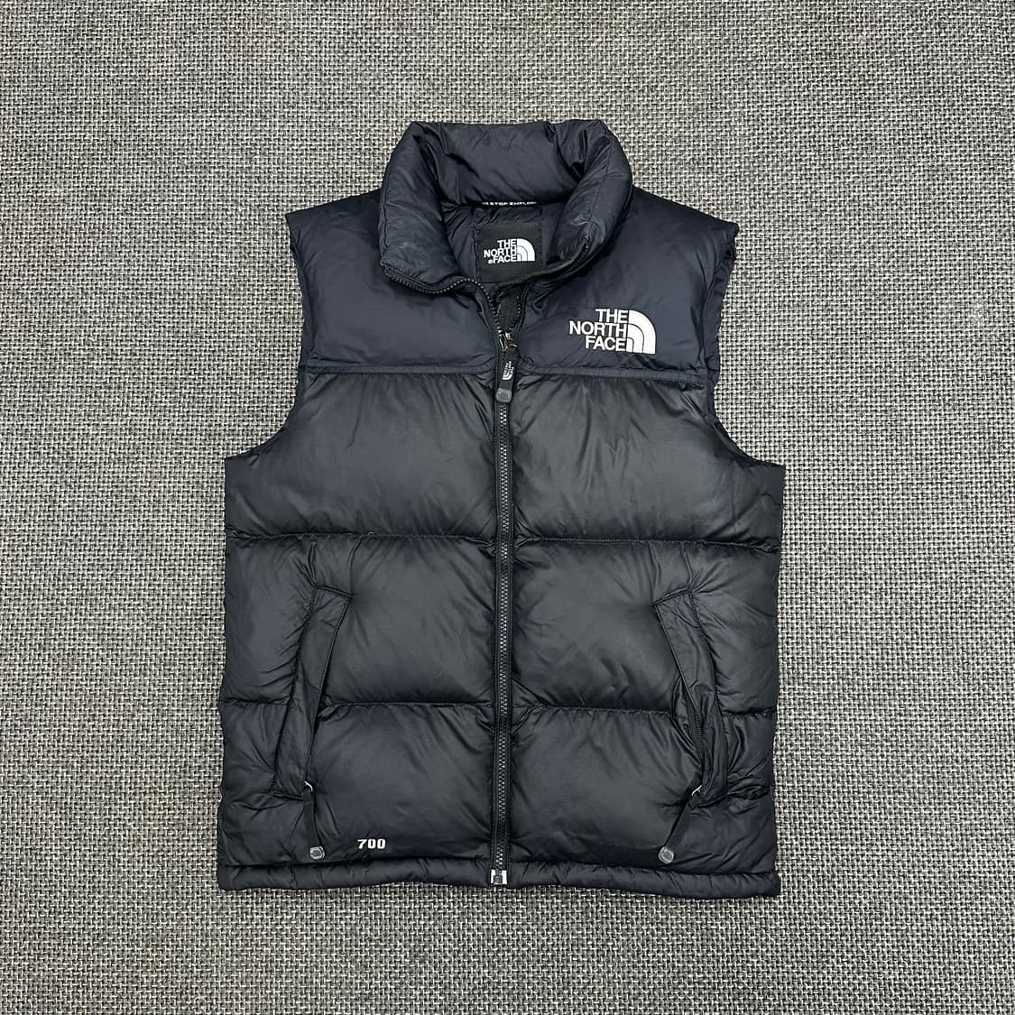 노스페이스 700 구스다운 눕시 블랙 패딩 조끼 85 상품이미지2