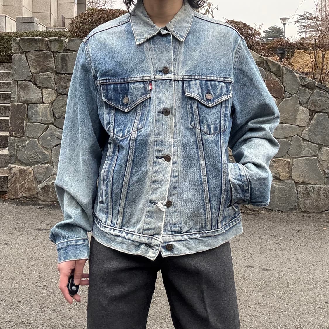 80s USA 리바이스 Levi’s 70506 데님 트러커 자켓 상품이미지3