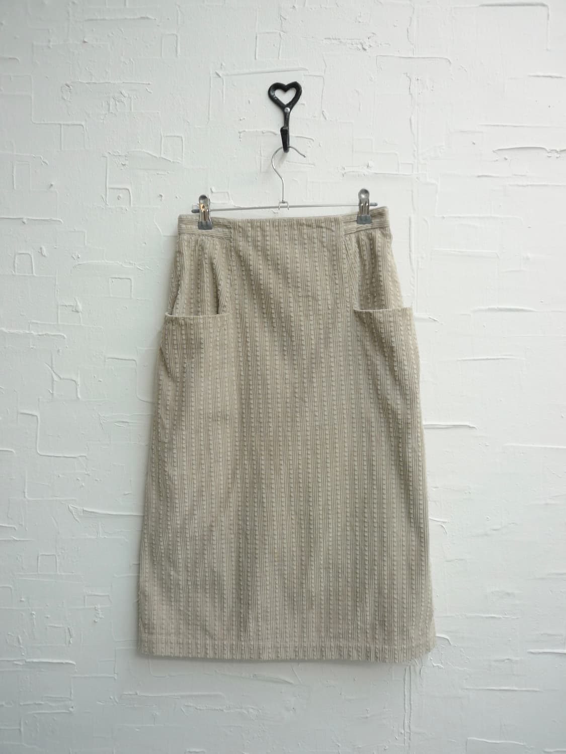 white beige corduroy skirt 상품이미지2