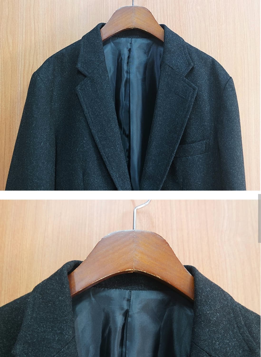저널 스탠다드  relume  챠콜 2버튼 울자켓 상품이미지2