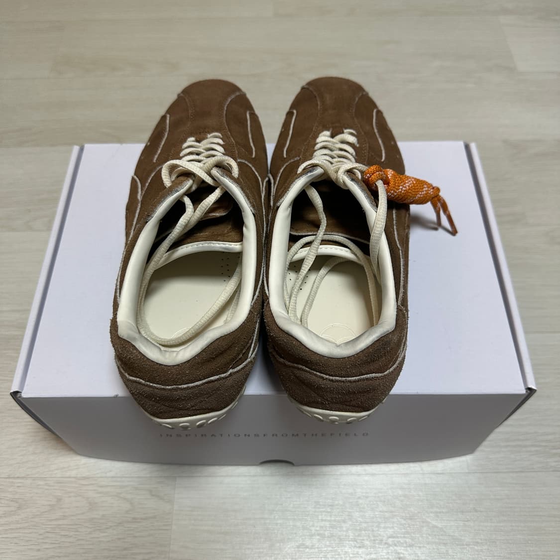 야세 스파이드 스웨이드 스니커즈 브라운 260 상품이미지4