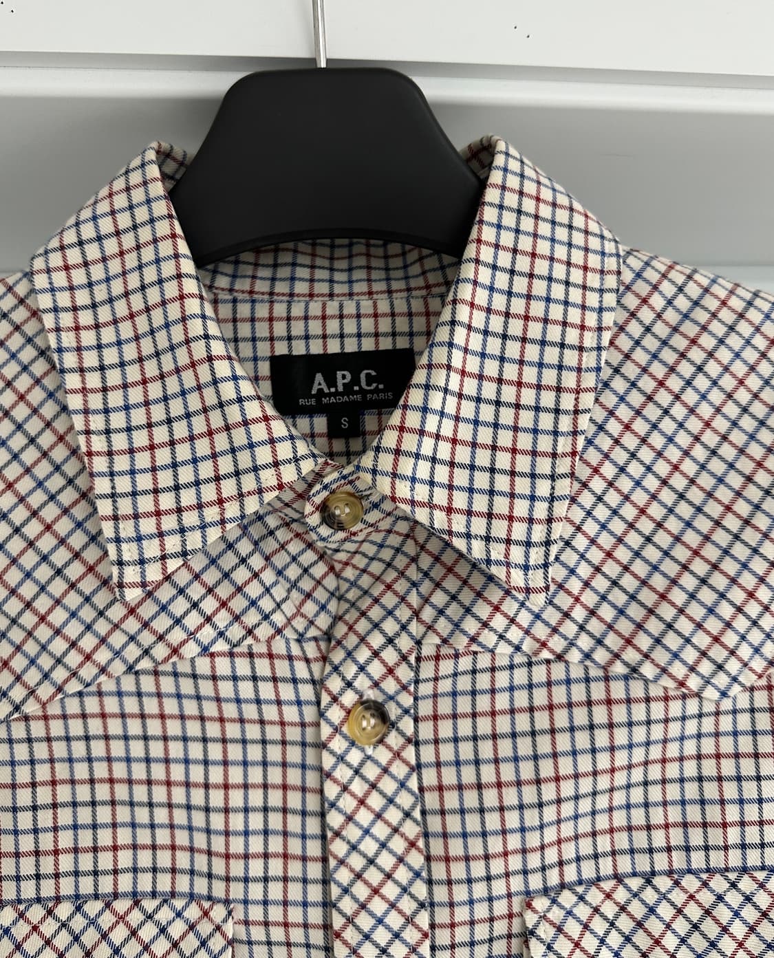[아페세 /A.P.C ] 체크 패턴 셔츠 상품이미지3